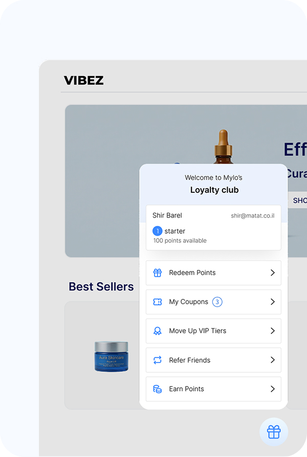 Loyalty rewards notification